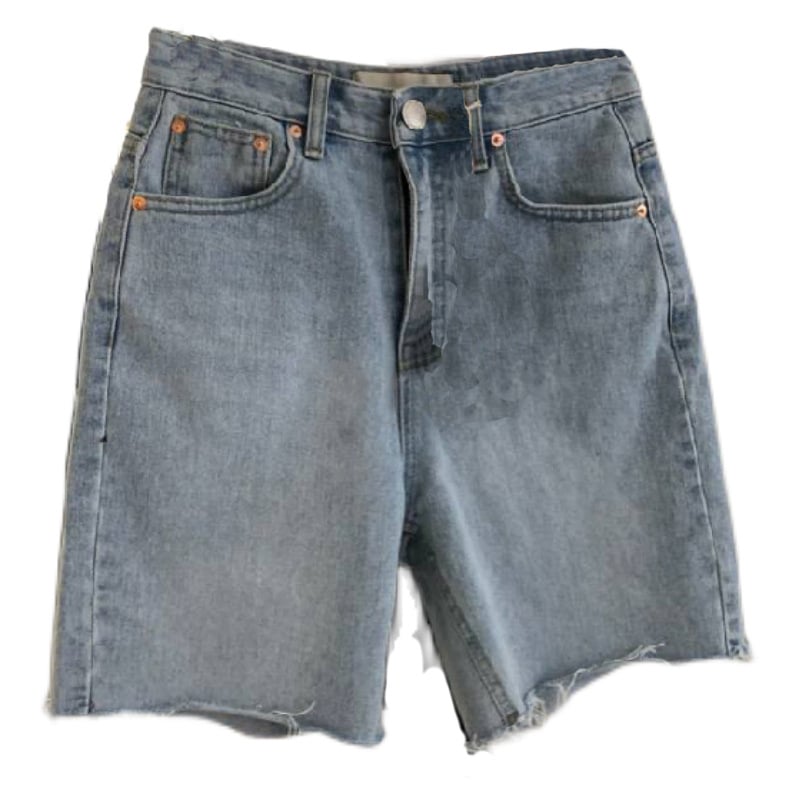 Tidal Vibes loose-casual-womens-five-point-denim-shorts