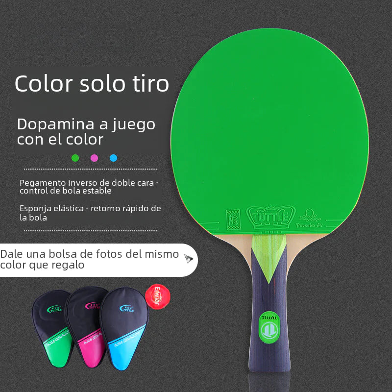 Tidal Vibes tuttle-professional-high-elasticity-long-handle-table-tennis-bat