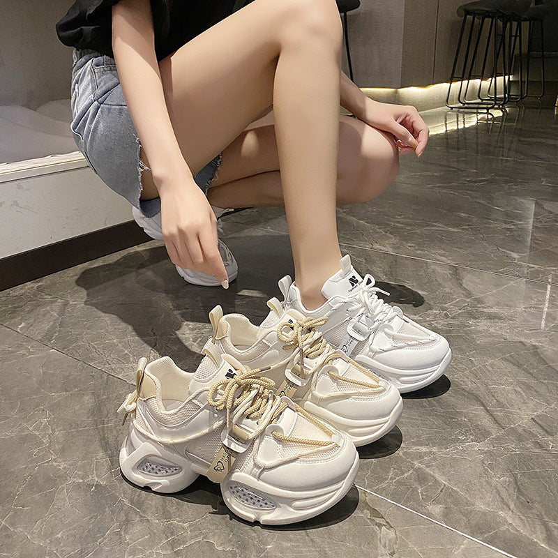 Tidal Vibes fashionable-womens-casual-thick-soled-sports-shoes