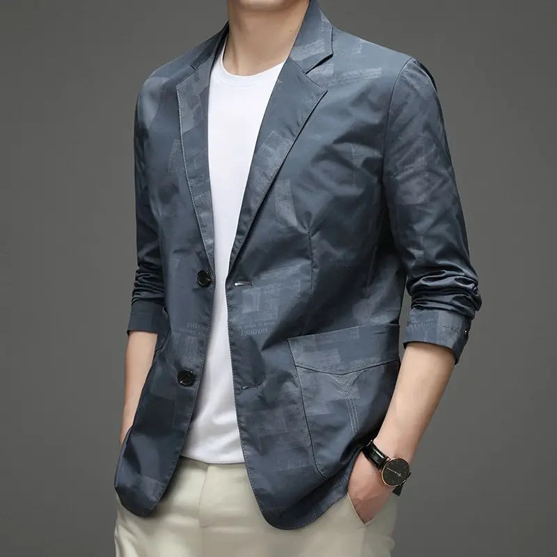Tidal Vibes man-suits-and-blazers-blue-single-breasted-oversize