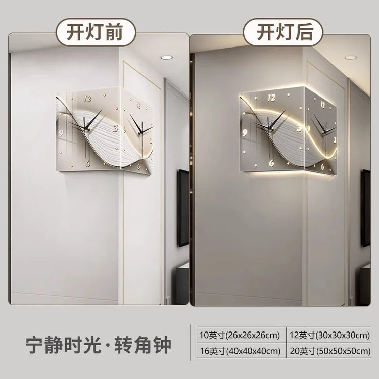 Tidal Vibes modern-wall-clocks-mechanism-silent-living-room-wall-clock