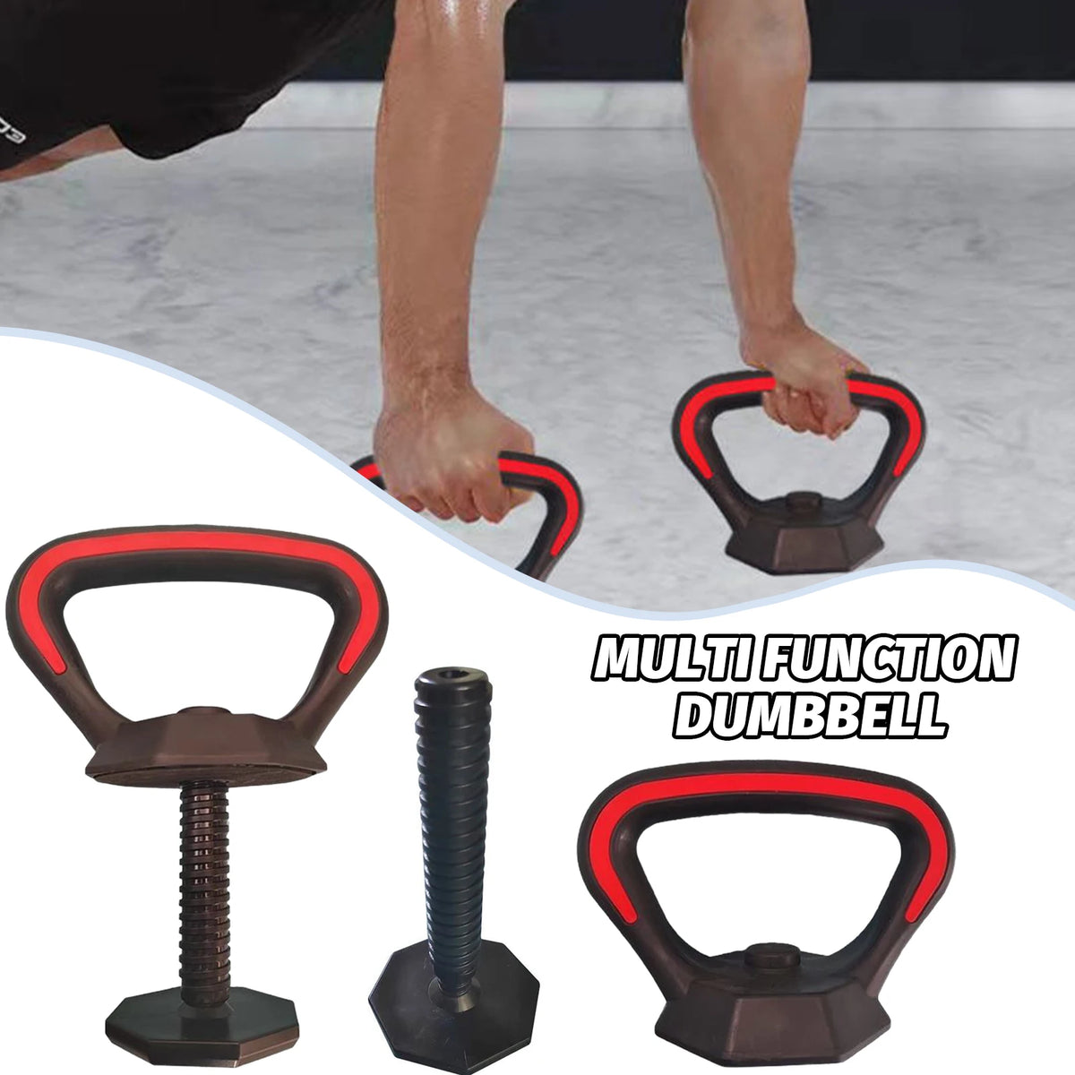 Tidal Vibes pesas-kettlebell-handle-base-multipurpose-dumbell-grips