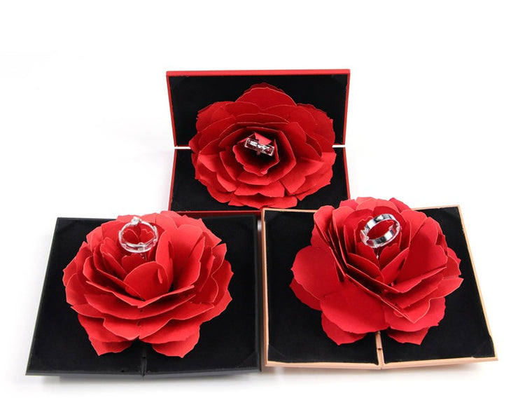 Tidal Vibes rotating-rose-ring-gift-box