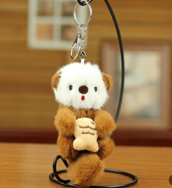 Tidal Vibes cute-sea-otter-plush-keychain