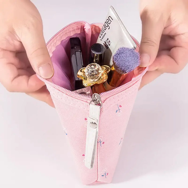 Tidal Vibes waterproof-makeup-bag-for-cute-girls-spacious-travel-case