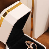 Tidal Vibes octagon-pu-leather-jewelry-box