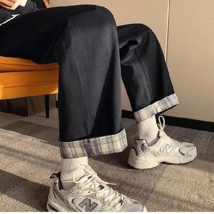 Tidal Vibes high-waist-denim-cargo-pants-with-nine-points