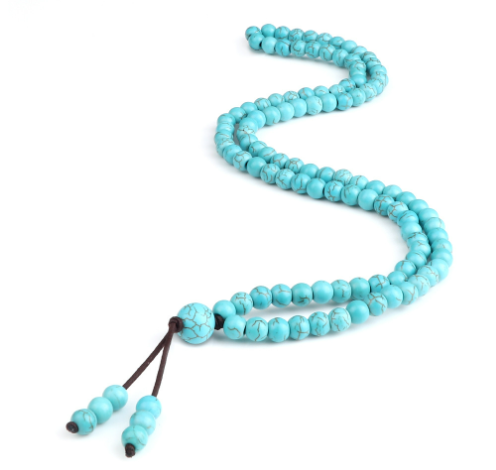 Tidal Vibes mens-natural-stone-malachite-108-beaded-necklace