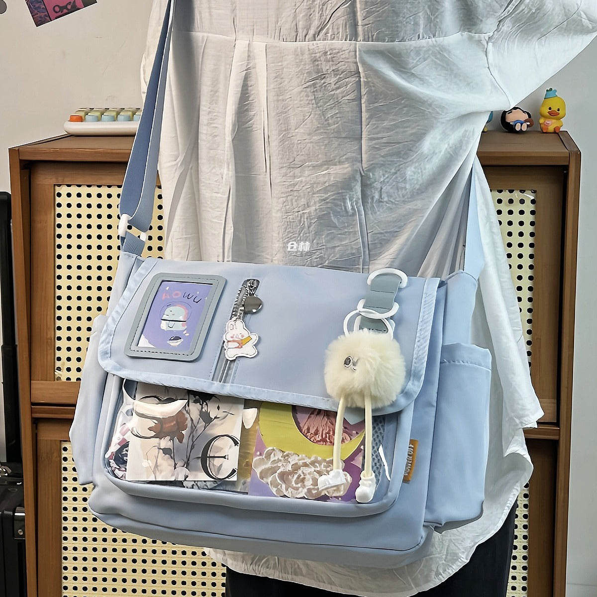Tidal Vibes canvas-waterproof-lightweight-crossbody-bag
