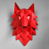 Tidal Vibes geometric-wolf-head-wall-decor-for-living-room