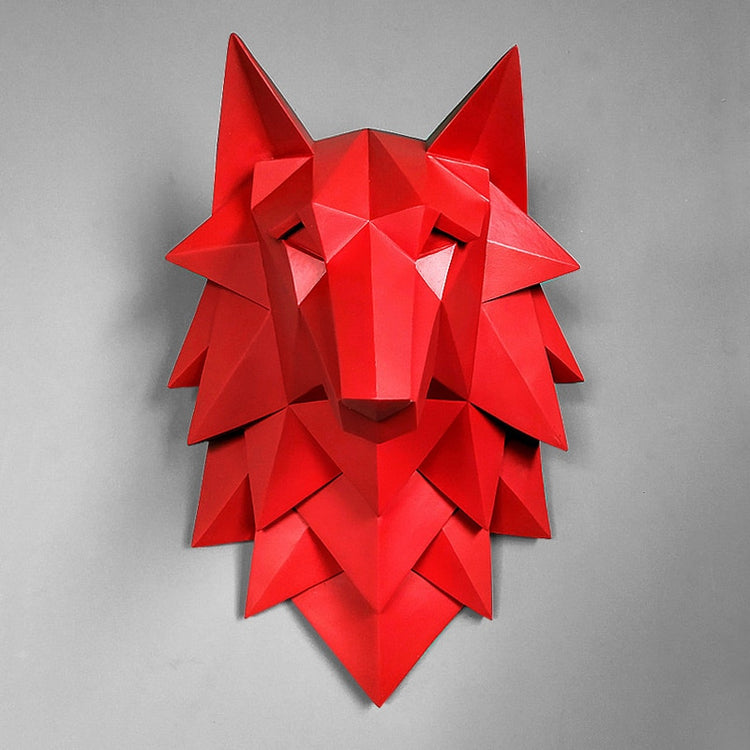 Tidal Vibes geometric-wolf-head-wall-decor-for-living-room