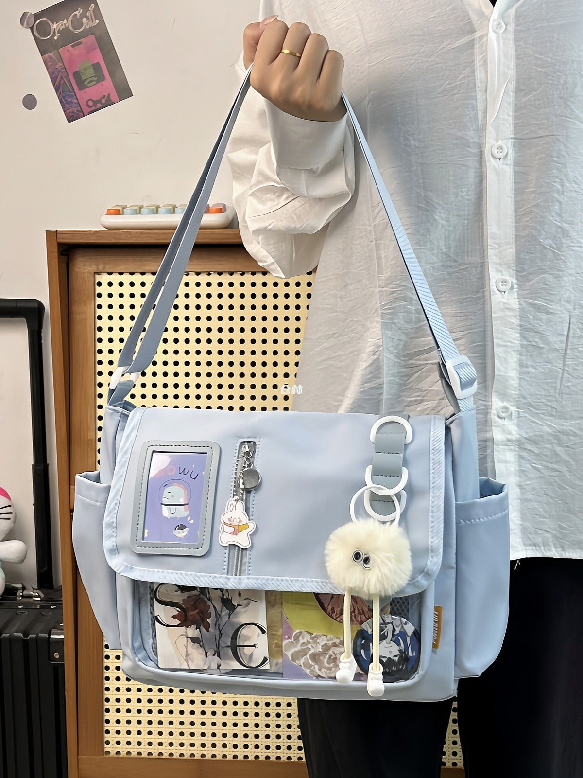 Tidal Vibes canvas-waterproof-lightweight-crossbody-bag