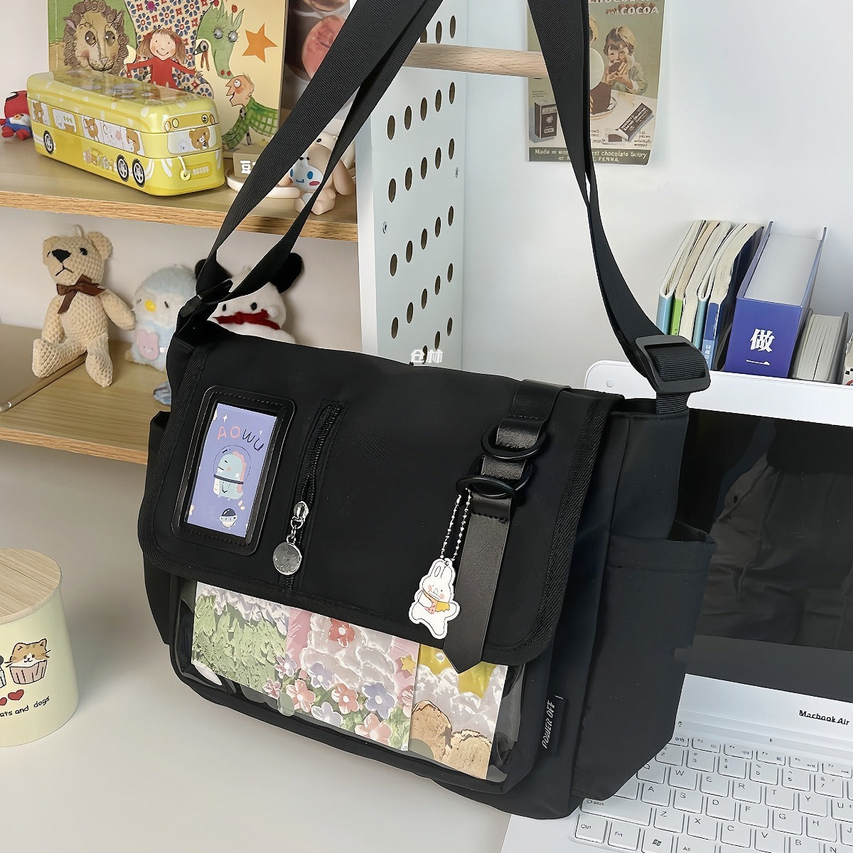 Tidal Vibes canvas-waterproof-lightweight-crossbody-bag