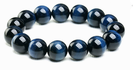 Tidal Vibes 8mm-semi-precious-stone-blue-tiger-stone-handmade-jewelry-couple-bracelet