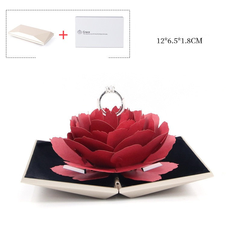 Tidal Vibes rotating-rose-ring-gift-box