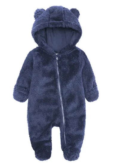 Tidal Vibes flannel-baby-warm-one-piece-romper
