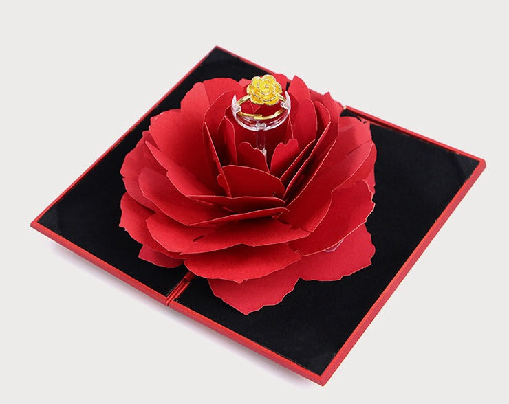 Tidal Vibes rotating-rose-ring-gift-box