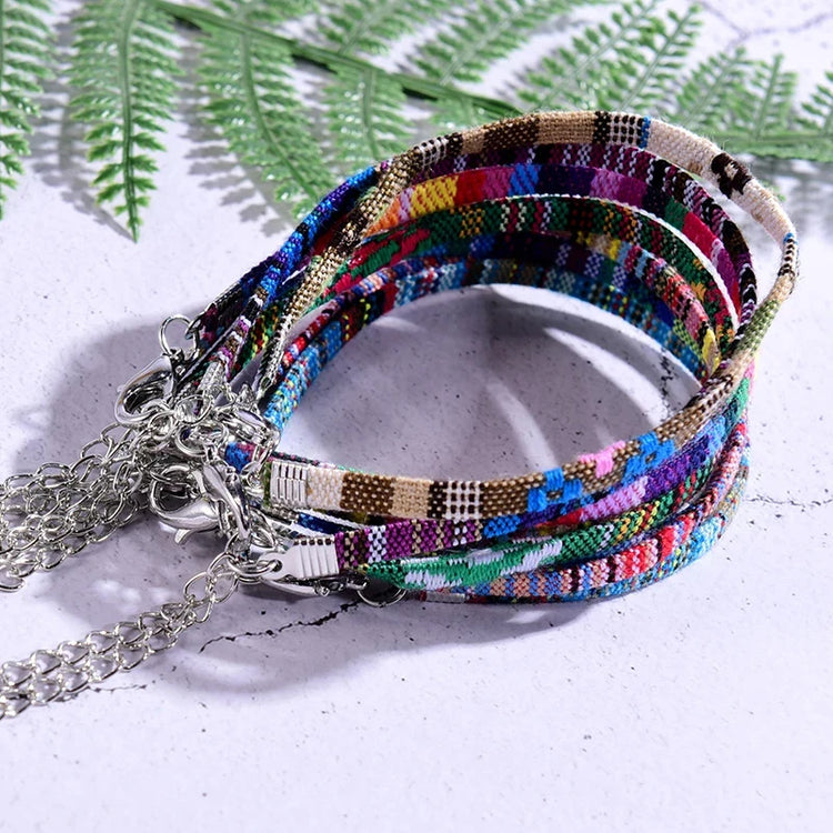 Tidal Vibes Bohemian Rope Anklets Set Men & Women