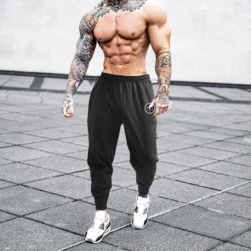New Brand Joggers Pants Men Gym Sweatpants Streetwear Fitness Skinny Trousers Bodybuilding Workout Sweat Pants Joggingbroek