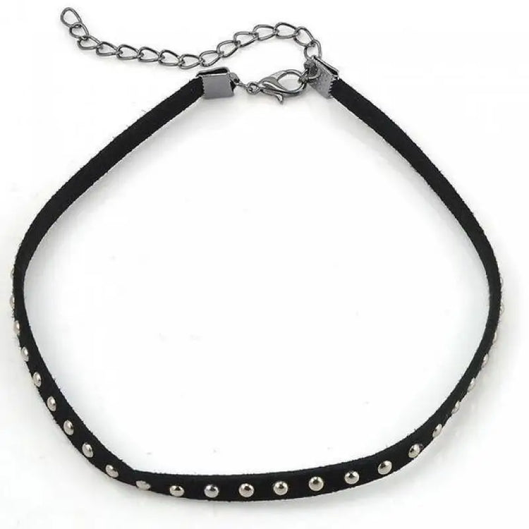 Tidal Vibes Bohemian Rivet Choker Necklace Fashionable