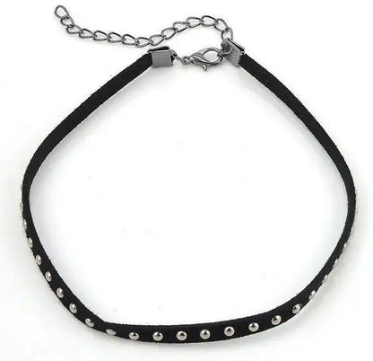 Tidal Vibes Bohemian Rivet Choker Necklace Fashionable