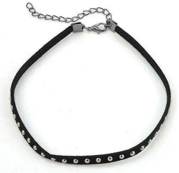 Tidal Vibes Bohemian Rivet Choker Necklace Fashionable