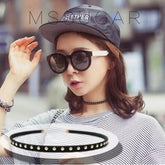 Tidal Vibes Bohemian Rivet Choker Necklace Fashionable