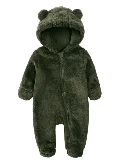 Tidal Vibes flannel-baby-warm-one-piece-romper