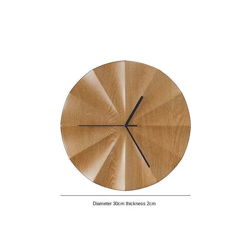 Tidal Vibes wood-wall-clocks-modern-simple-chinese-home-sound