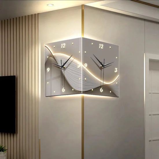 Tidal Vibes modern-wall-clocks-mechanism-silent-living-room-wall-clock