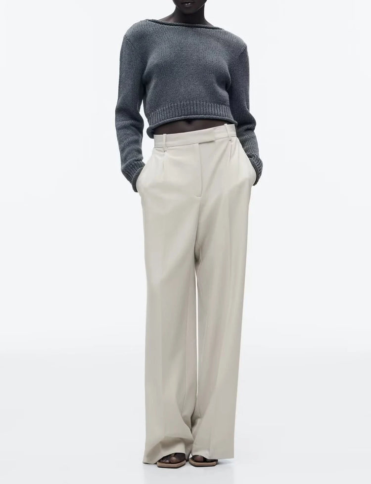 Tidal Vibes high-waist-wide-leg-pants-bla-loose-profional
