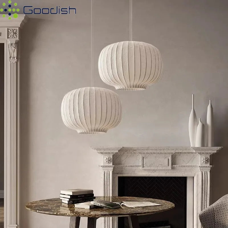 Tidal Vibes modern-nordic-simplicity-creative-pendant-lights-indoor-white-pumpkin