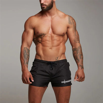 Summer Running Shorts Mens Training Marathon Quick Dry Fitness Gym Bodybuilding Sport Shorts with Pocket Jogger Dryfit Shorts