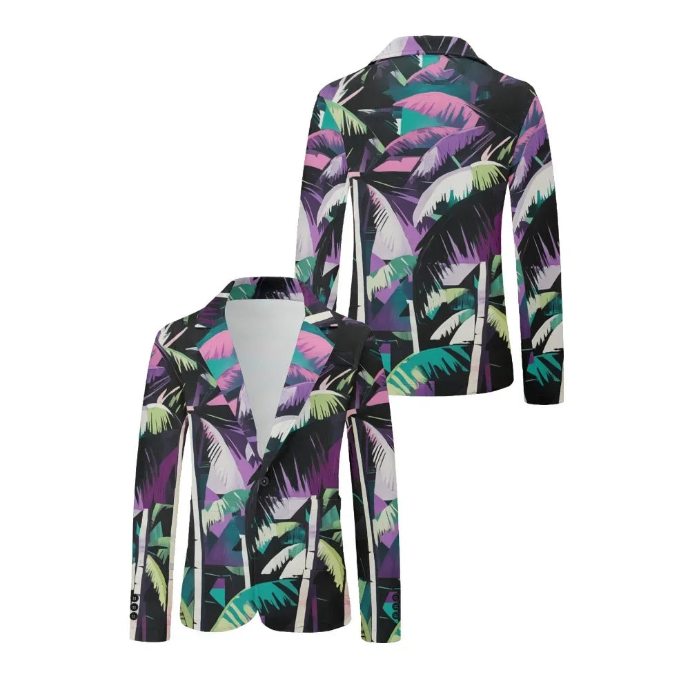 Tidal Vibes colorful-paisley-handsome-suit-classic-floral-one-buttons