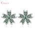 Tidal Vibes 925 Silver Cherry Blossom Necklace Earrings Bracelet