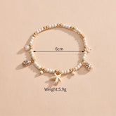 Tidal Vibes Vintage Layered Anklet Bracelets Women