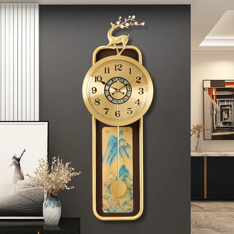 Tidal Vibes Minimalist Luxury Wall Clock Modern Decor