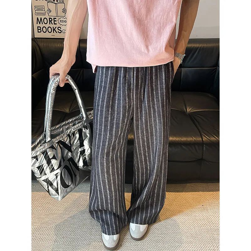 Tidal Vibes high-waisted-straight-leg-wide-trousers-for-men