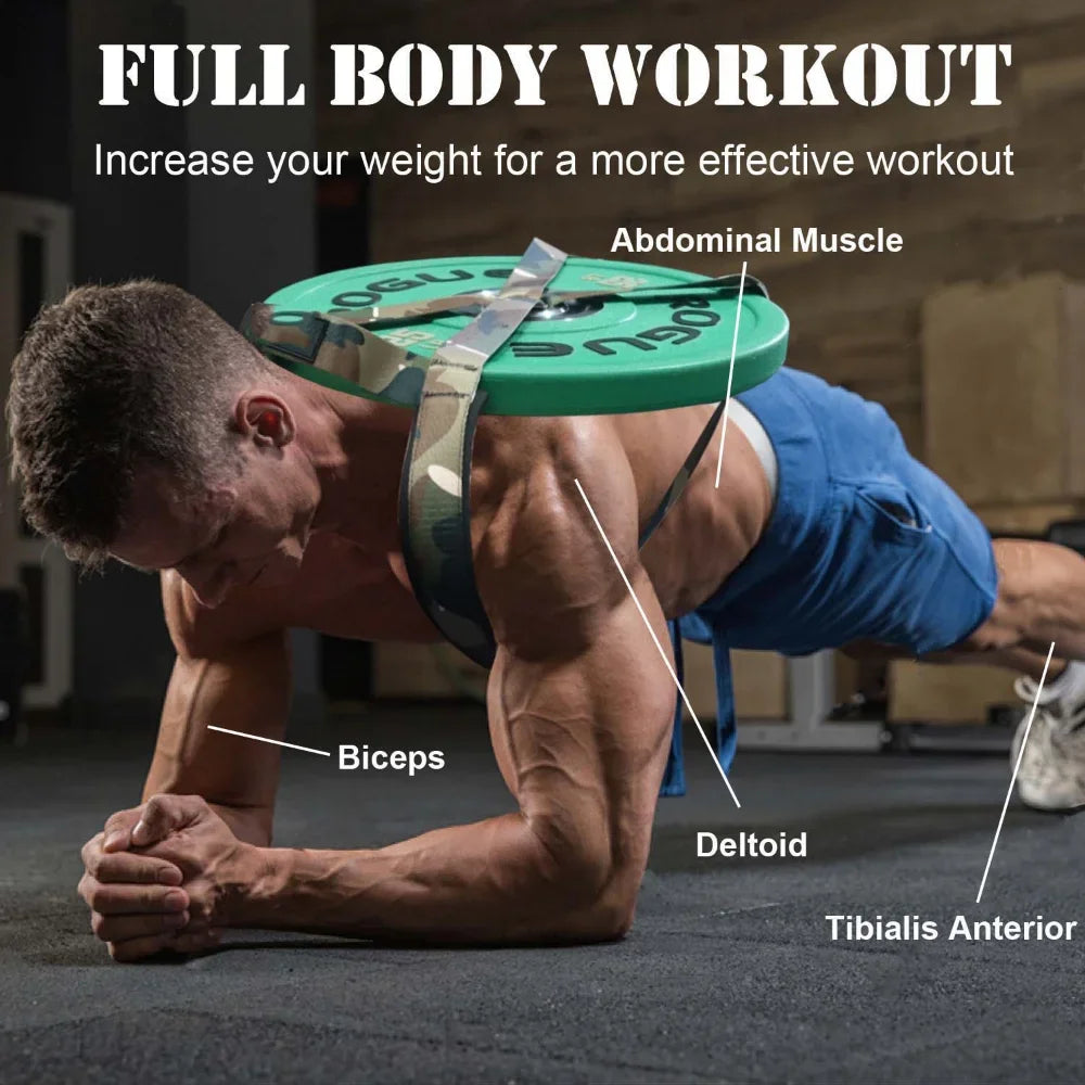 Tidal Vibes home-weight-training-weighted-vest-strap-barbell-plates