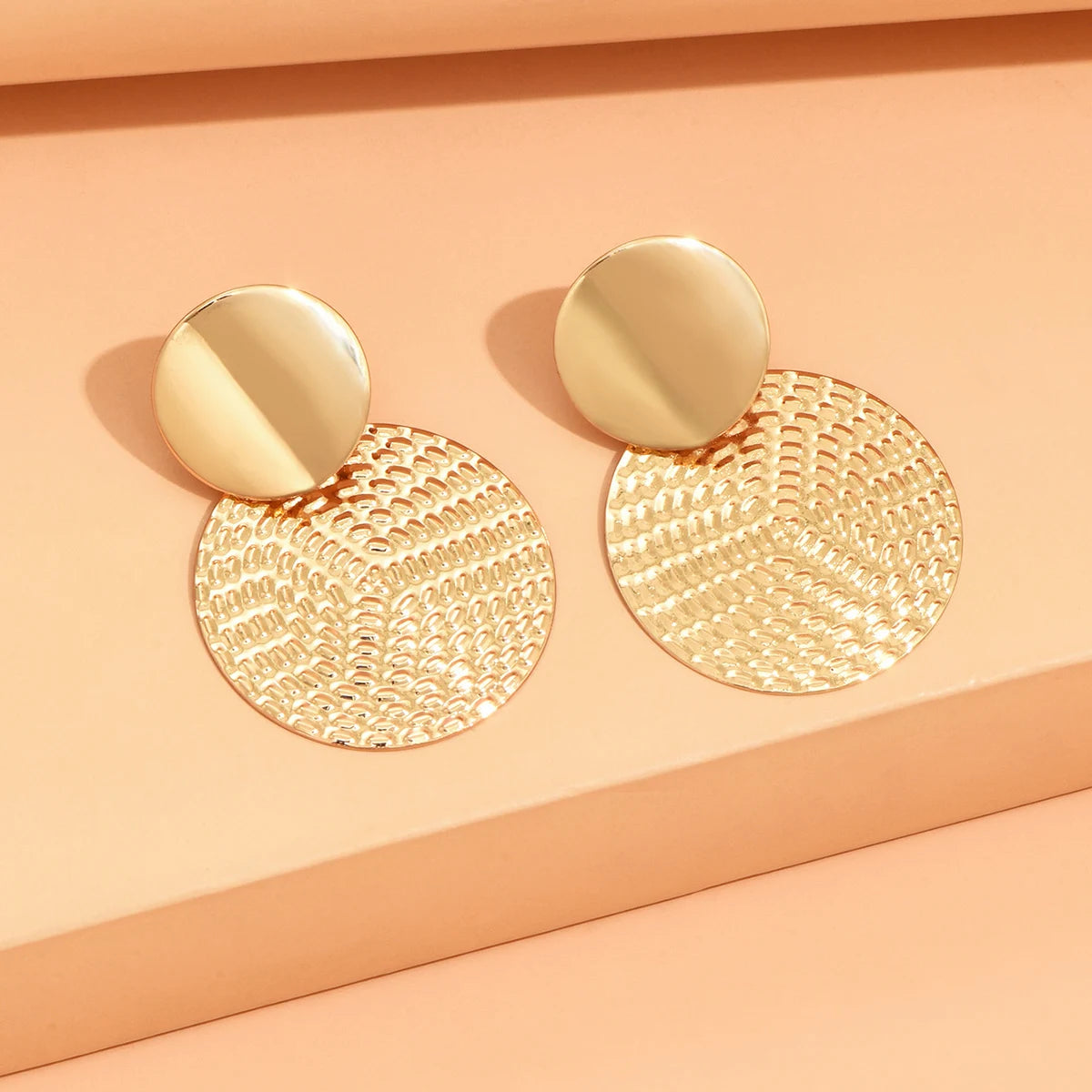 Tidal Vibes Bohemian Geometric Round Earrings Women