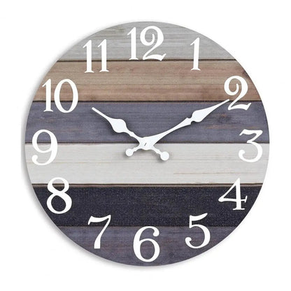 Tidal Vibes wooden-wall-clock-number-wall-clock-vintage-rustic-wood-wall-clock