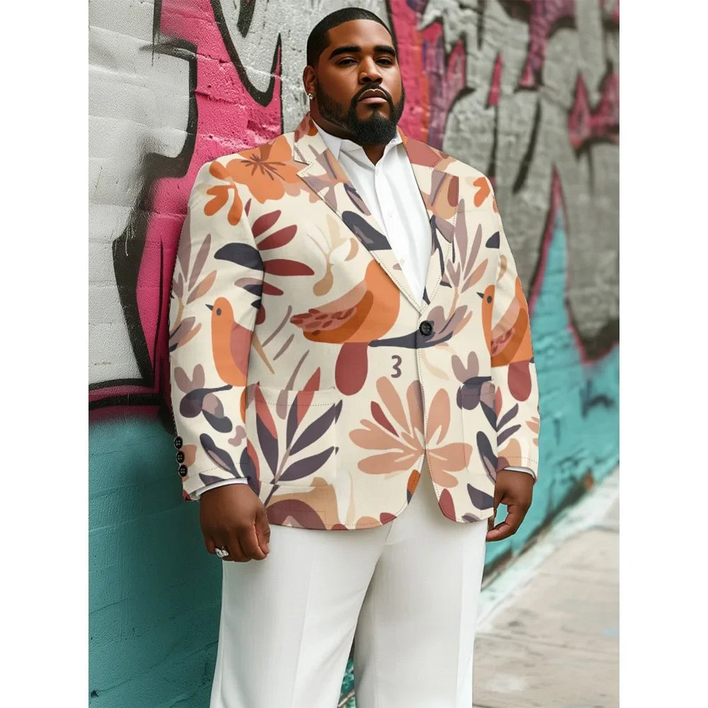 Tidal Vibes colorful-paisley-handsome-suit-classic-floral-one-buttons