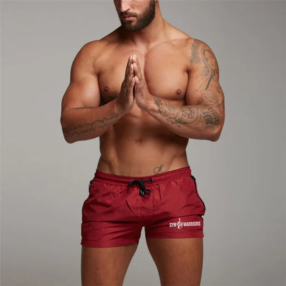 Summer Running Shorts Mens Training Marathon Quick Dry Fitness Gym Bodybuilding Sport Shorts with Pocket Jogger Dryfit Shorts