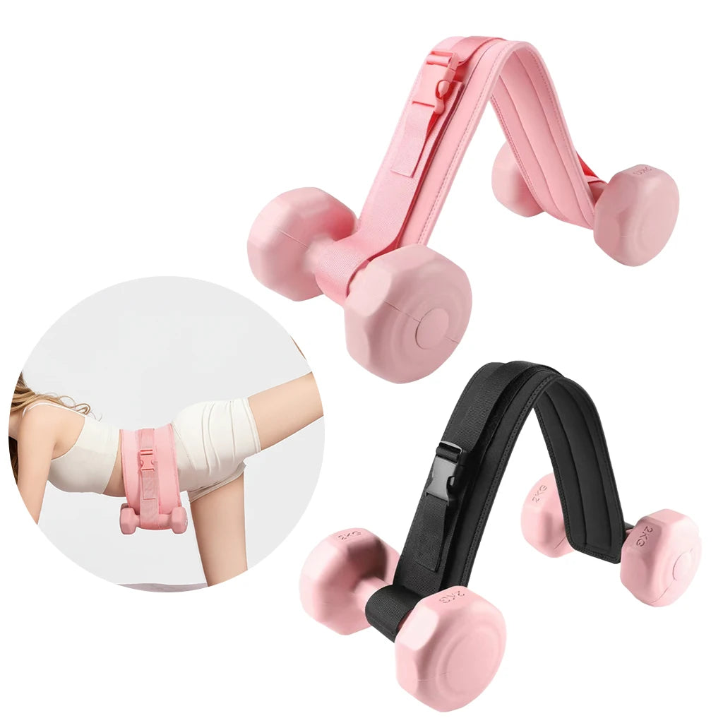 Tidal Vibes adjustable-hip-thrust-weight-belt-for-dumbbells-kettlebells-and-plates