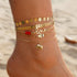 Tidal Vibes 18K Gold Plated Anklet Bracelet Women