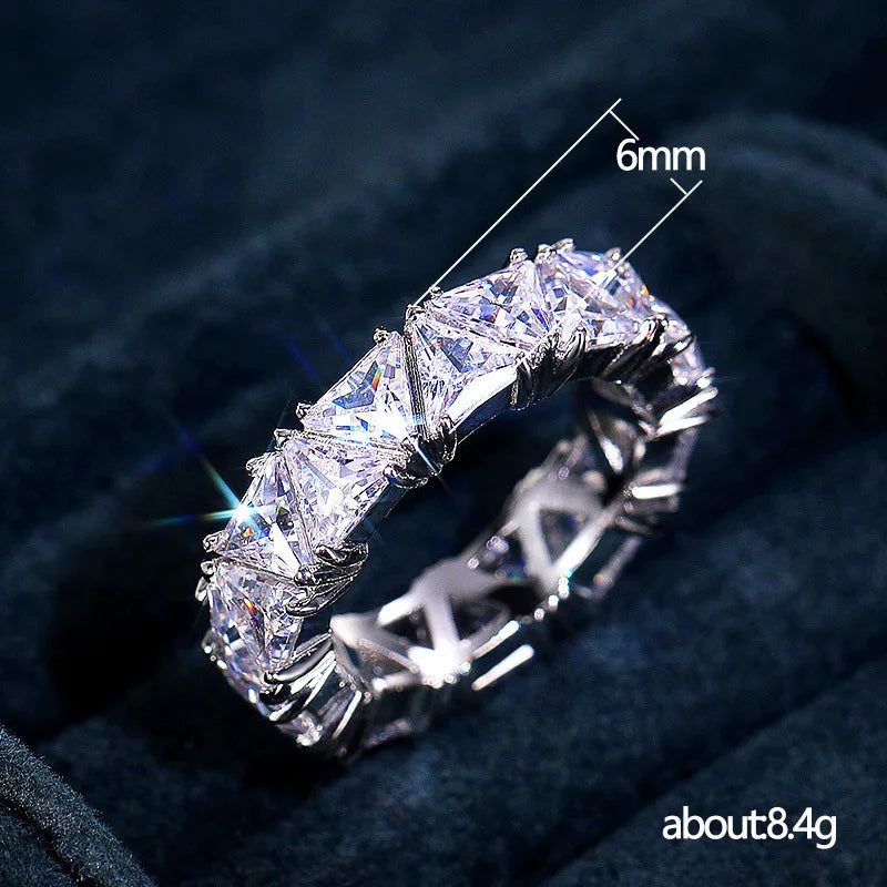 Tidal Vibes geometric-ring-simple-band-versatile-minimalist-hand-fashi