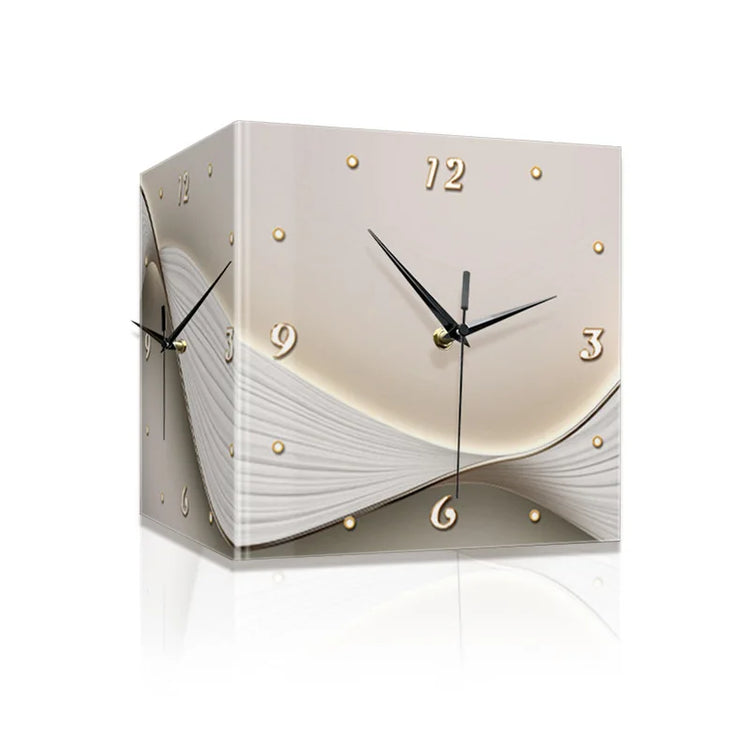 Tidal Vibes modern-wall-clocks-mechanism-silent-living-room-wall-clock