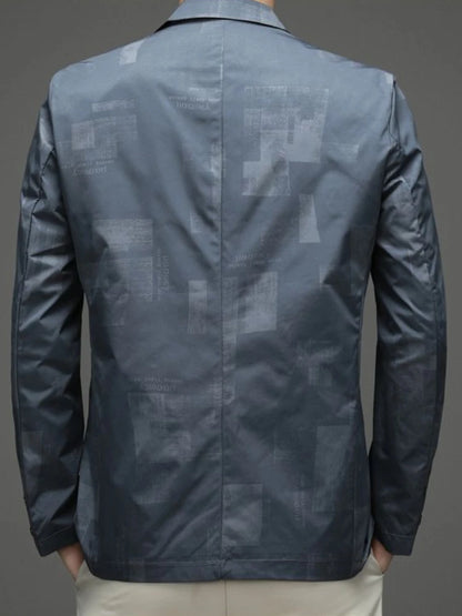 Tidal Vibes man-suits-and-blazers-blue-single-breasted-oversize