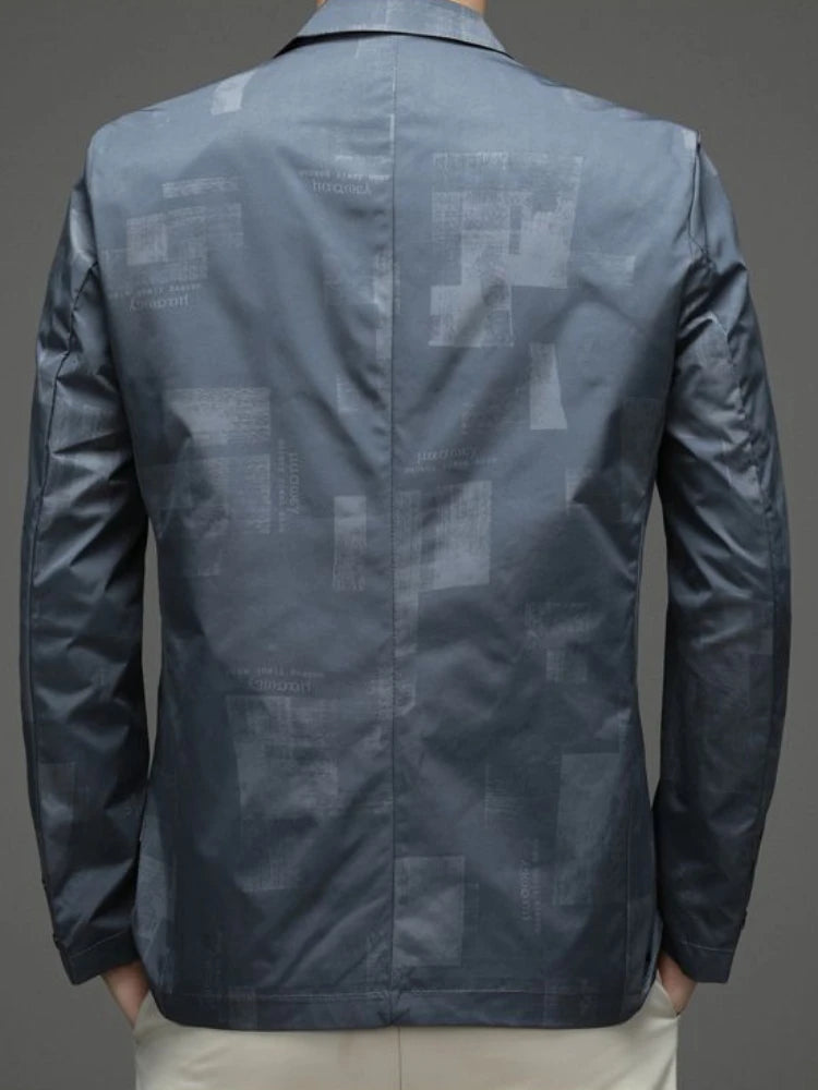 Tidal Vibes man-suits-and-blazers-blue-single-breasted-oversize