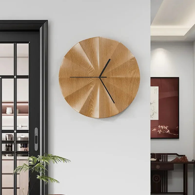 Tidal Vibes wood-wall-clocks-modern-simple-chinese-home-sound